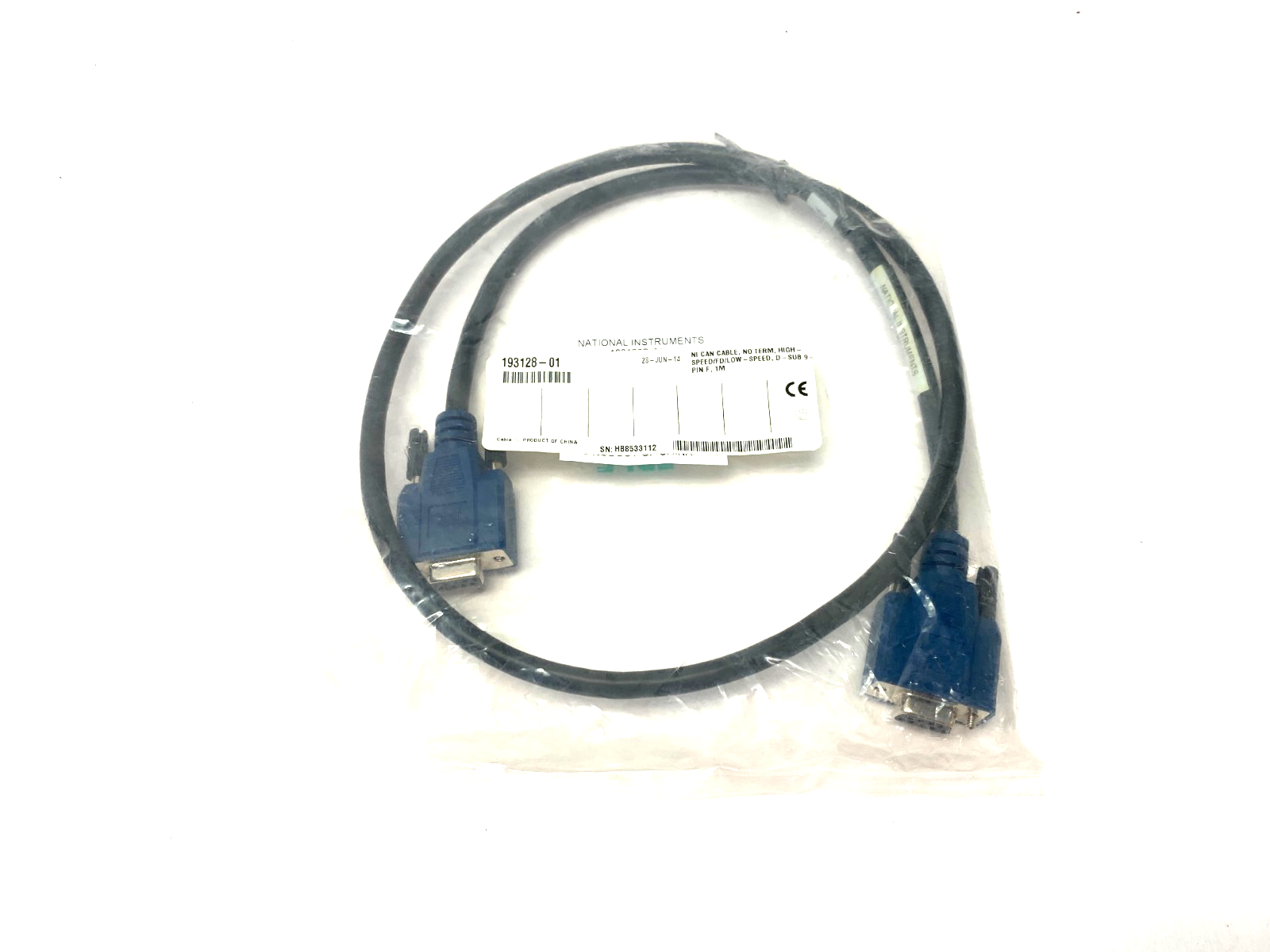 National Instruments 193128-01 D-Sub CAN Cable Assembly 1m - Maverick Industrial Sales
