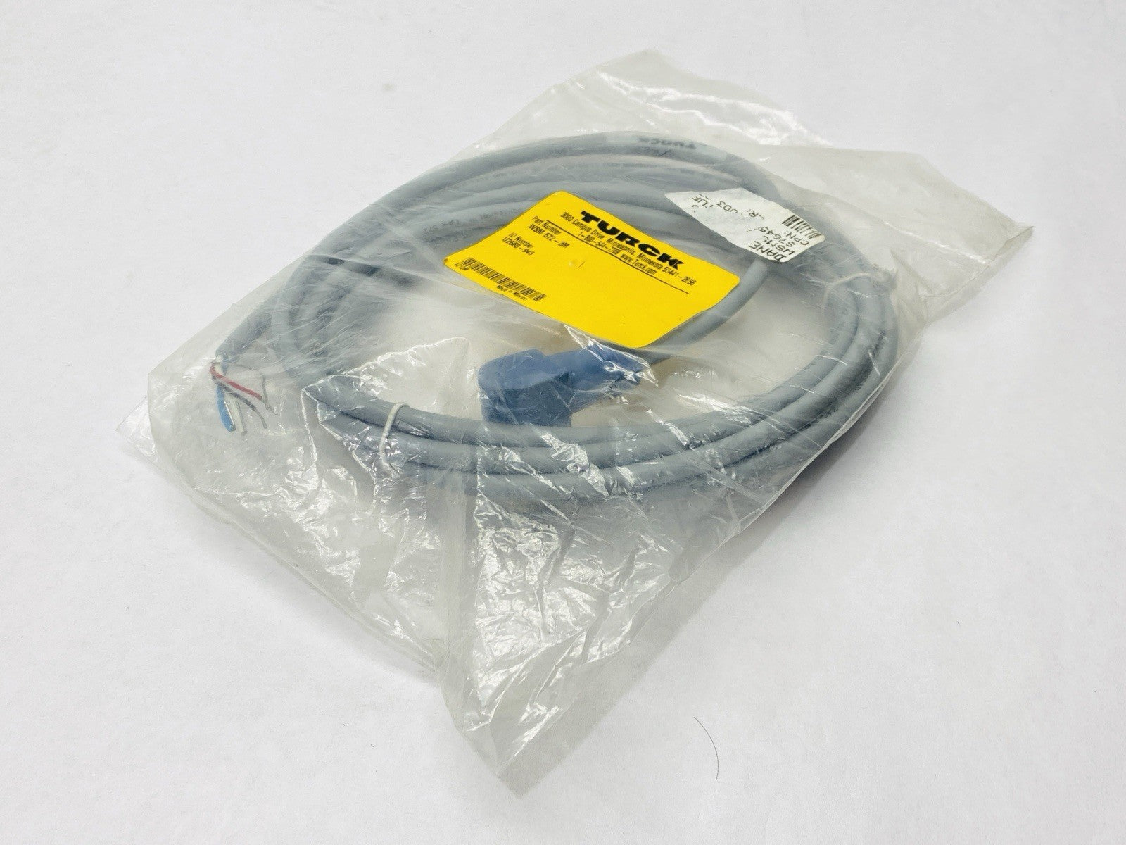 Turck WSM 572-3M DeviceNet Cordset 7/8-16 UN 3m U2660-943 - Maverick Industrial Sales