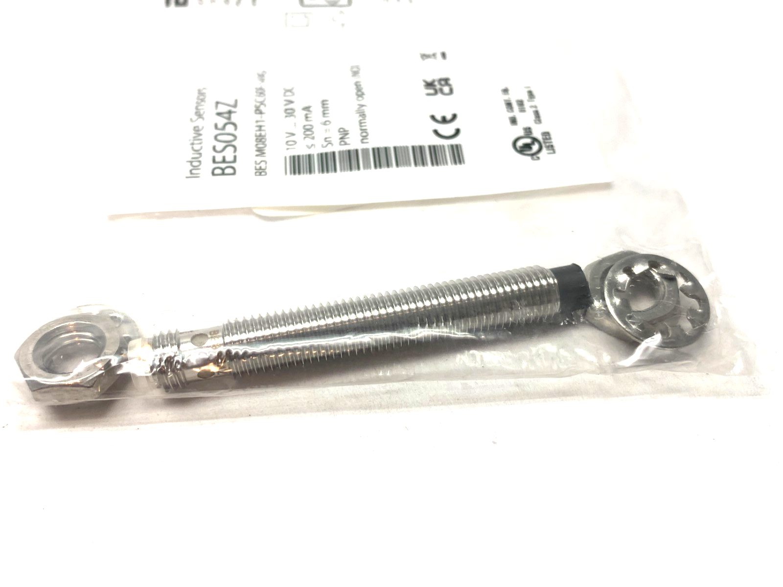 Balluff BES054Z Inductive Proximity Sensor PNP 6mm Range BES M08EH1-PSC60F-S49G - Maverick Industrial Sales
