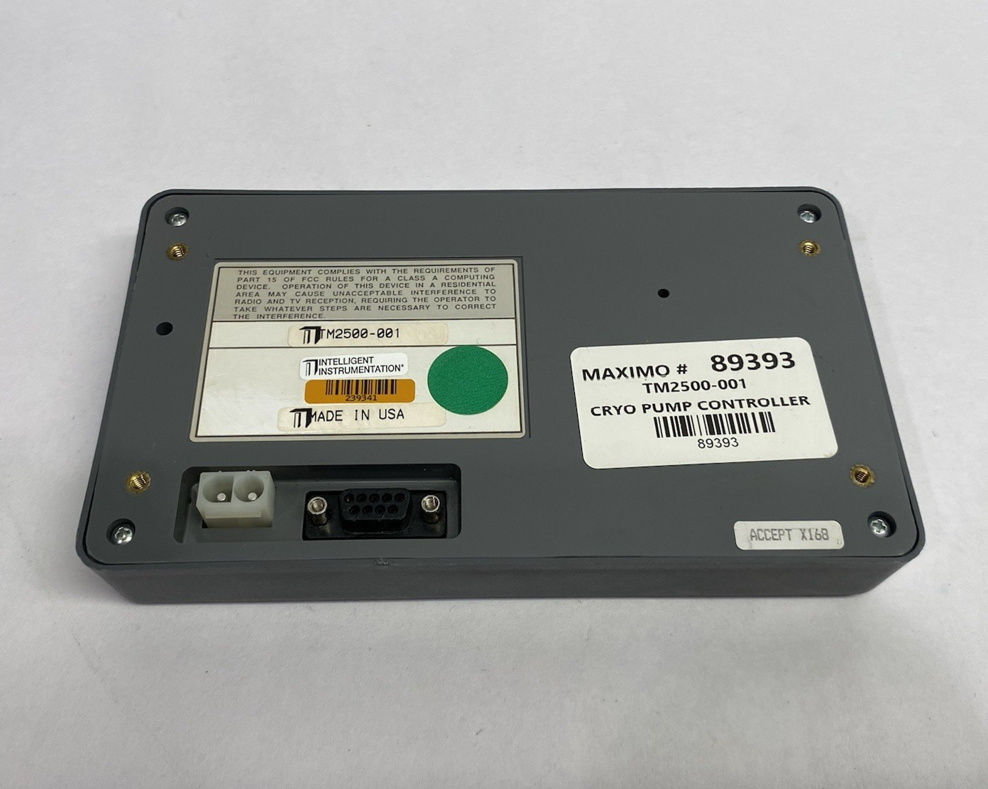 TM2500-001 | Intelligent Instrumentation On-Board Monitor Control Panel Interface - Used - Maverick Industrial Sales