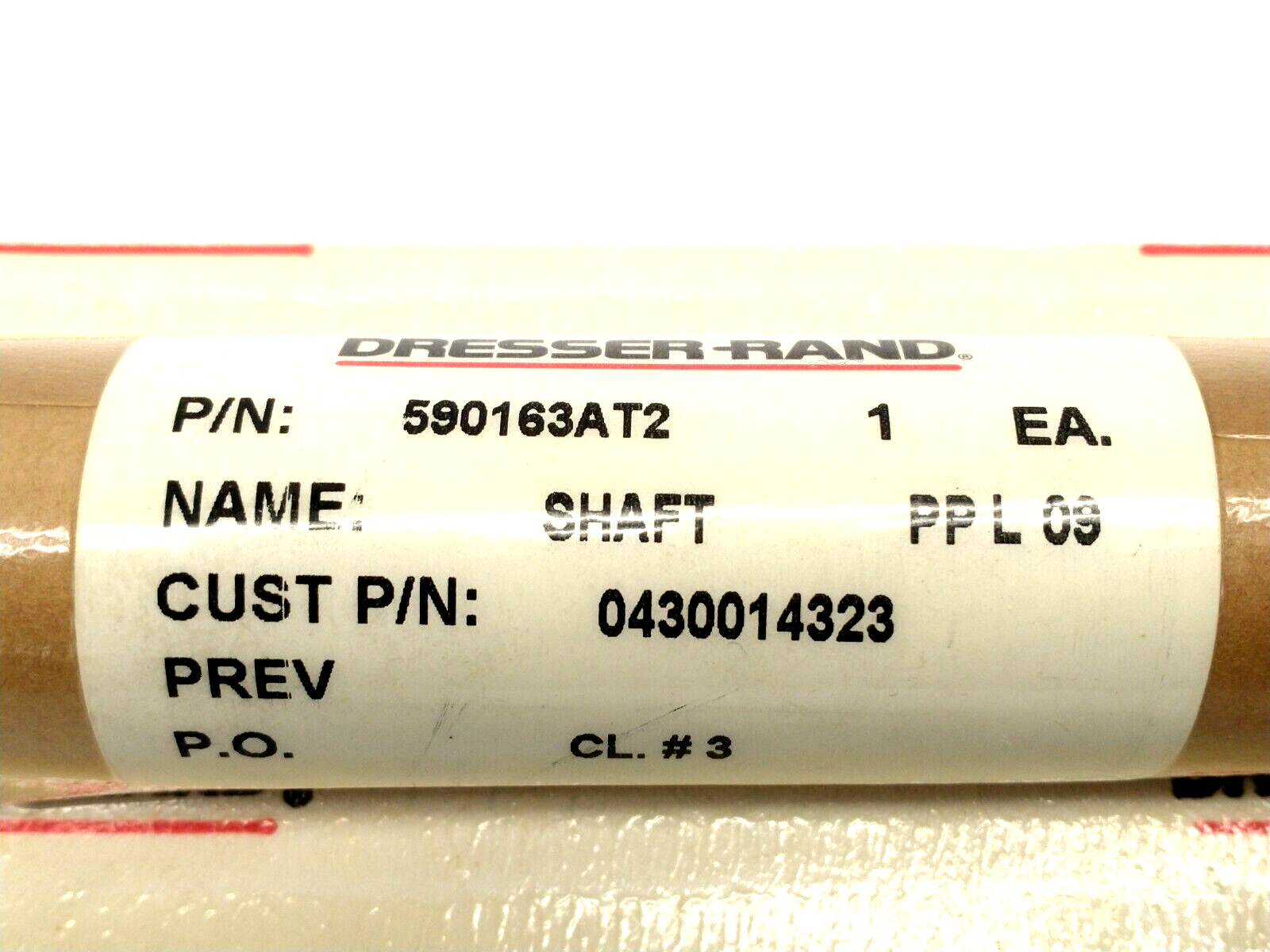 Dresser-Rand 590163AT2 Shaft PPL 09 CL #3 0430014323 - Maverick Industrial Sales