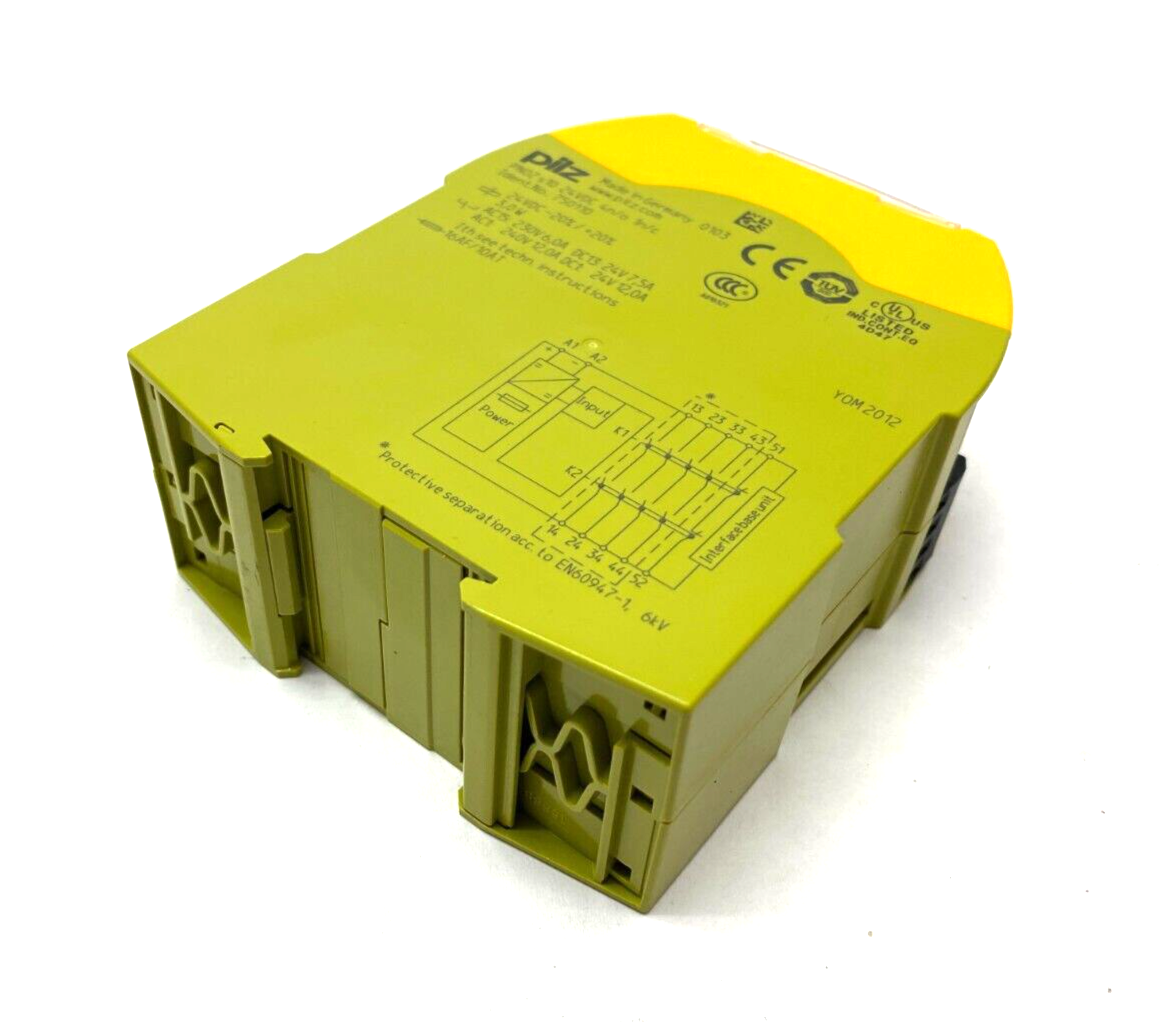 PNOZ s10 24VDC 4n/o 1n/c,750110 | Pilz PNOZ s10 24VDC 4n/o 1n/c PNOZsigma Safety Contact Expansion Module 750110 - Used - Maverick Industrial Sales