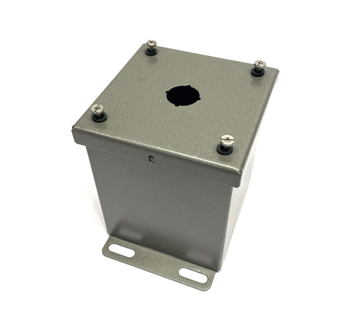 Saginaw Control & Engineering SCE-1PBXI Pushbutton Enclosure 4" x 4" DARK GRAY - Maverick Industrial Sales