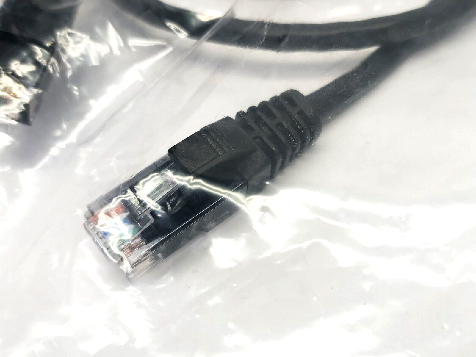 C2G 00402 CAT5E Snagless UTP RJ45 Network Patch Cable 4FT, Black, LOT OF 2 - Maverick Industrial Sales