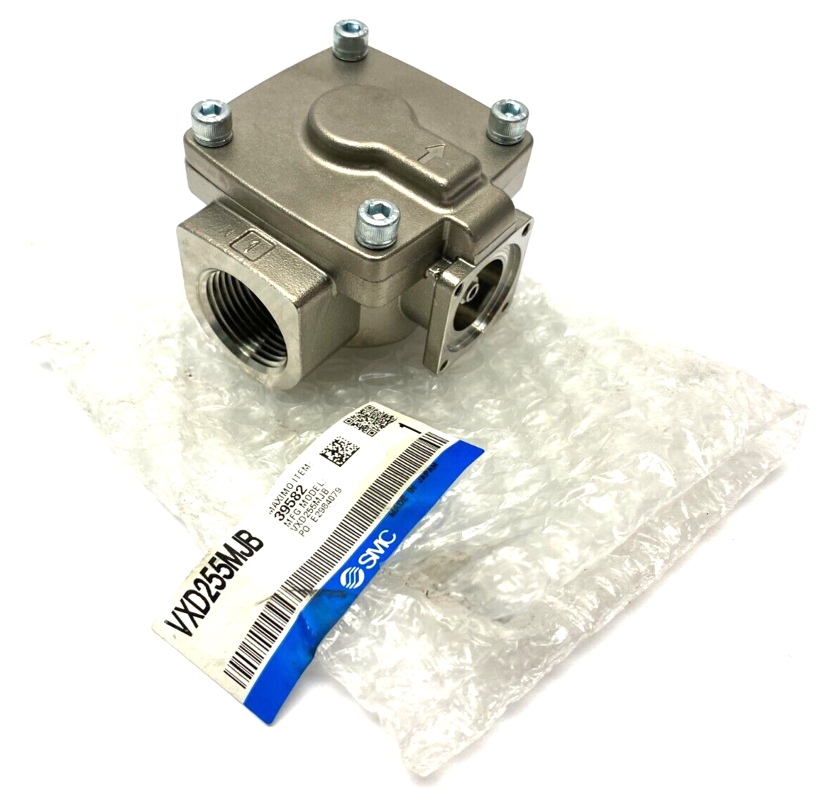 VXD255MJB | SMC Pilot Operated Solenoid Valve 2-Port - Maverick Industrial Sales