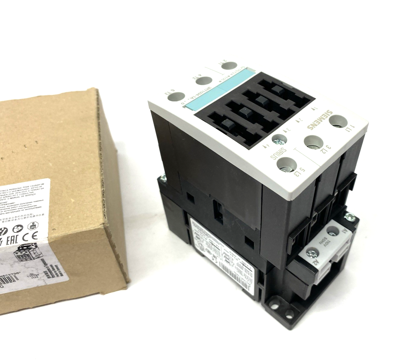 Siemens 3RT1034-1AF00 SIRIUS Power Contactor AC-3 15 KW/400V AC - Maverick Industrial Sales