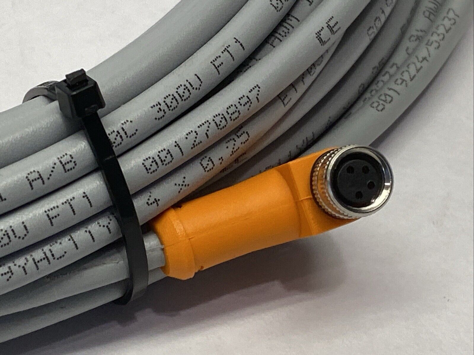 Lumberg Automation RKMWVS 4-358/15M Actuator / Sensor Cable Female M12 4-Pin 15m - Maverick Industrial Sales