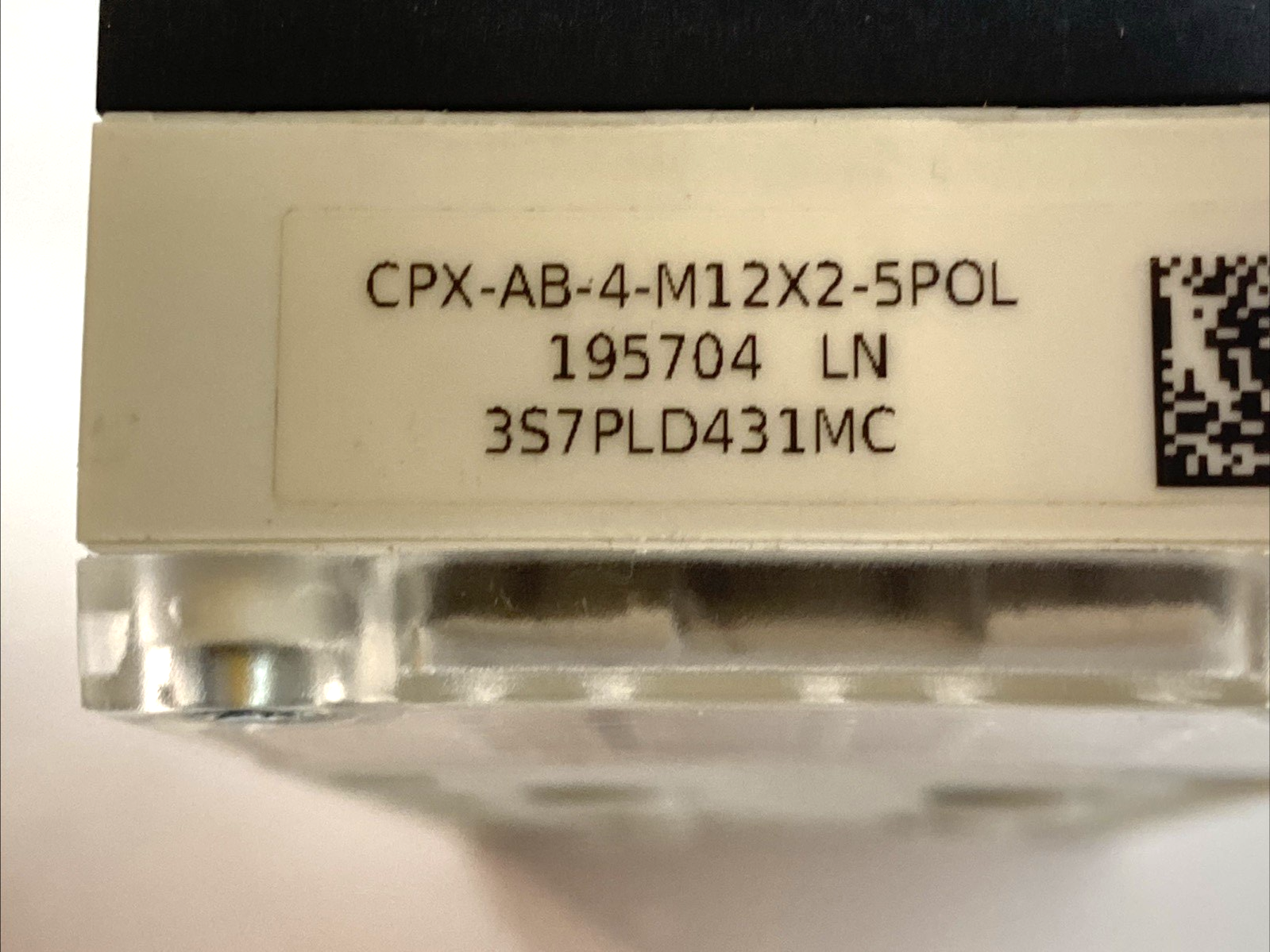 Festo CPX-AB-4-M12X2-5POL Manifold Block 195704 w/ CPX-GE-EV Block, 8 DI - Maverick Industrial Sales