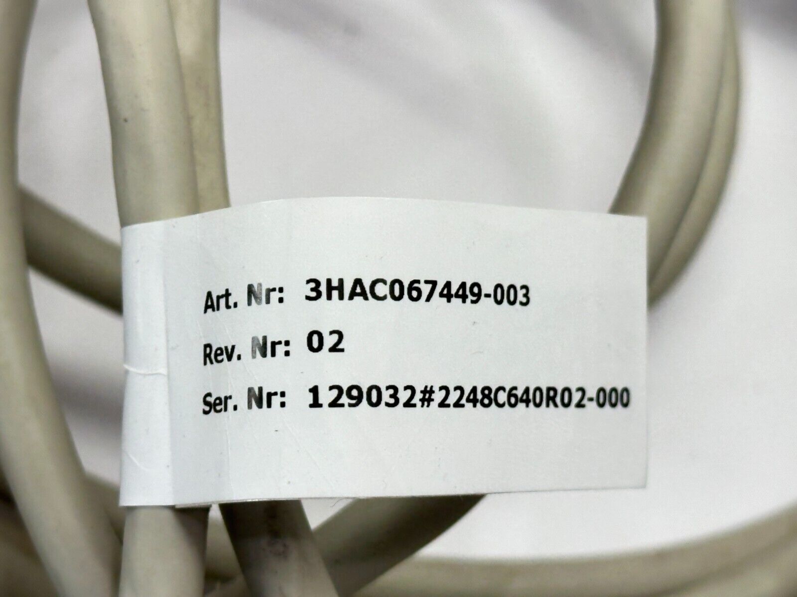 ABB 3HAC067449-003 Ethernet Floor Cable CPCS 12x 15m - Maverick Industrial Sales