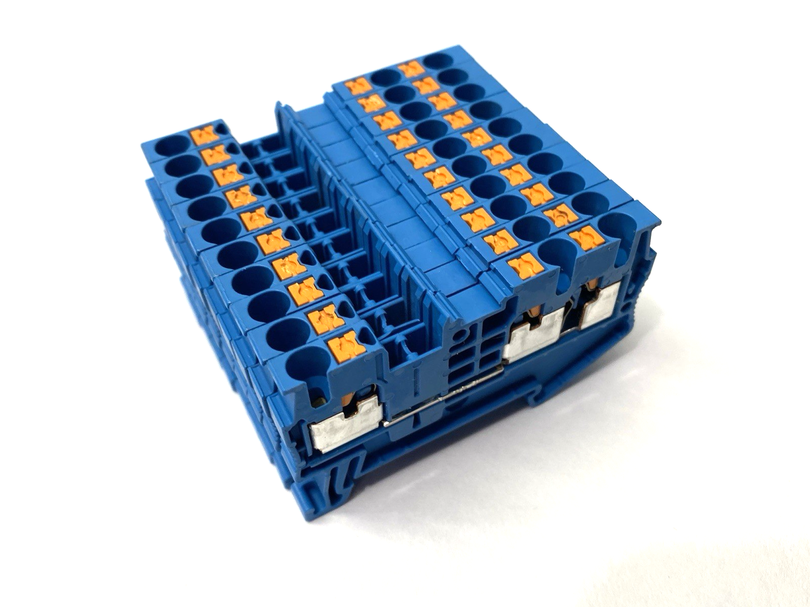 3209552 | Phoenix Contact PT 2,5-TWIN BU Feed-Through Terminal Block LOT OF 10 - Used - Maverick Industrial Sales