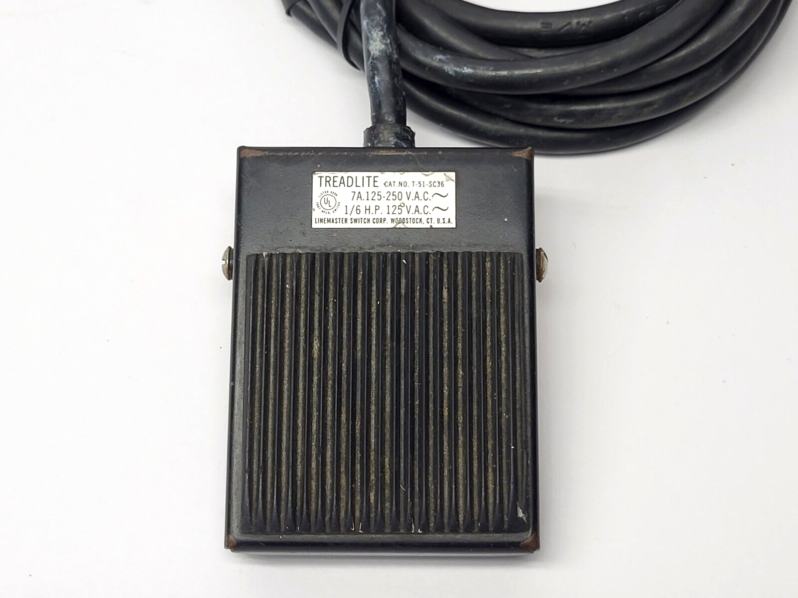 Linemaster Treadlite T-51-SC36 Foot Pedal Switch - Maverick Industrial Sales