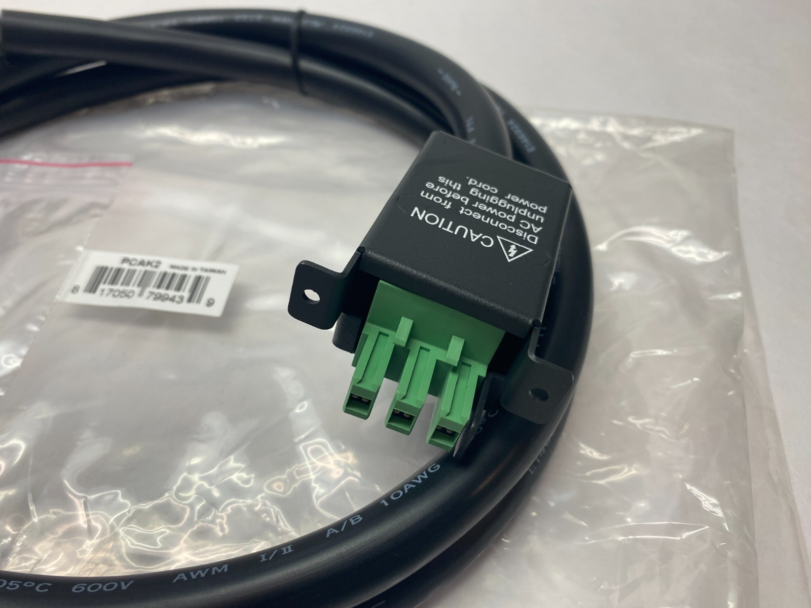 BK Precision PCAK2 Unterminated AC Power Cable Assembly - Maverick Industrial Sales
