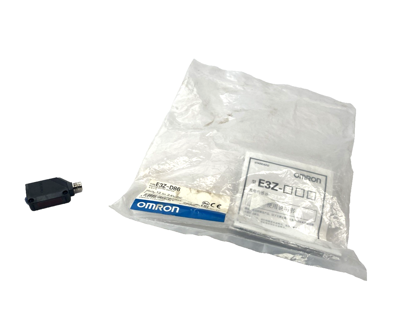 Omron E3Z-D86 Diffuse Reflective Photoelectric Sensor - Maverick Industrial Sales