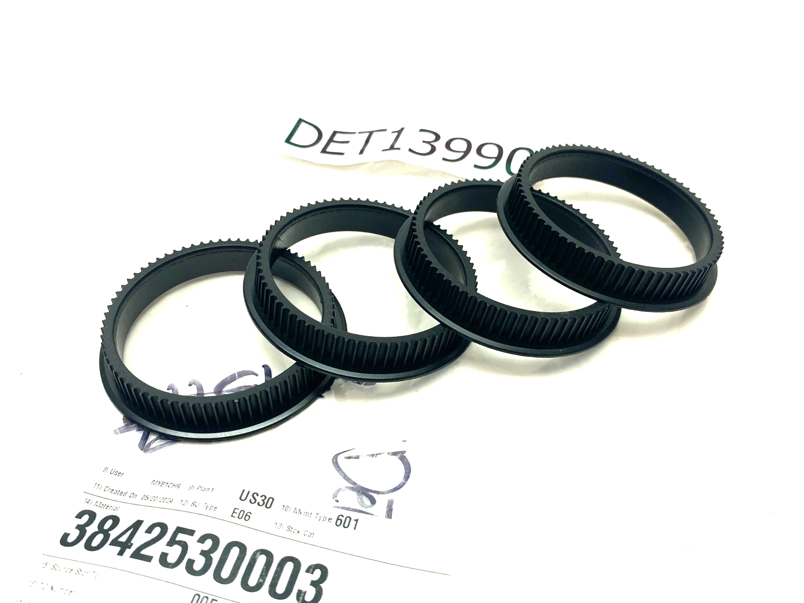 Bosch Rexroth 3842530003 Toothed Belt Pulley AS2 LOT OF 4 - Maverick Industrial Sales
