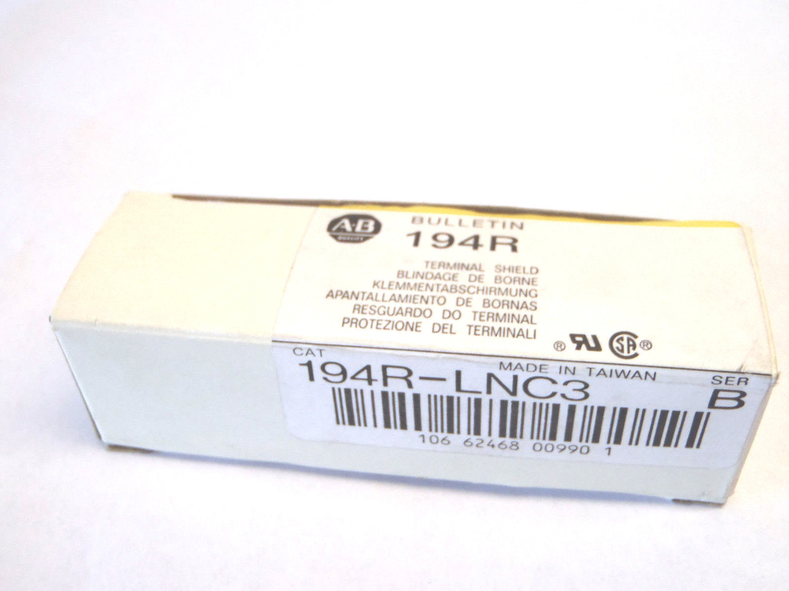 Allen Bradley 194R-LNC3 Ser. B Terminal Shield LOT OF 2 - Maverick Industrial Sales