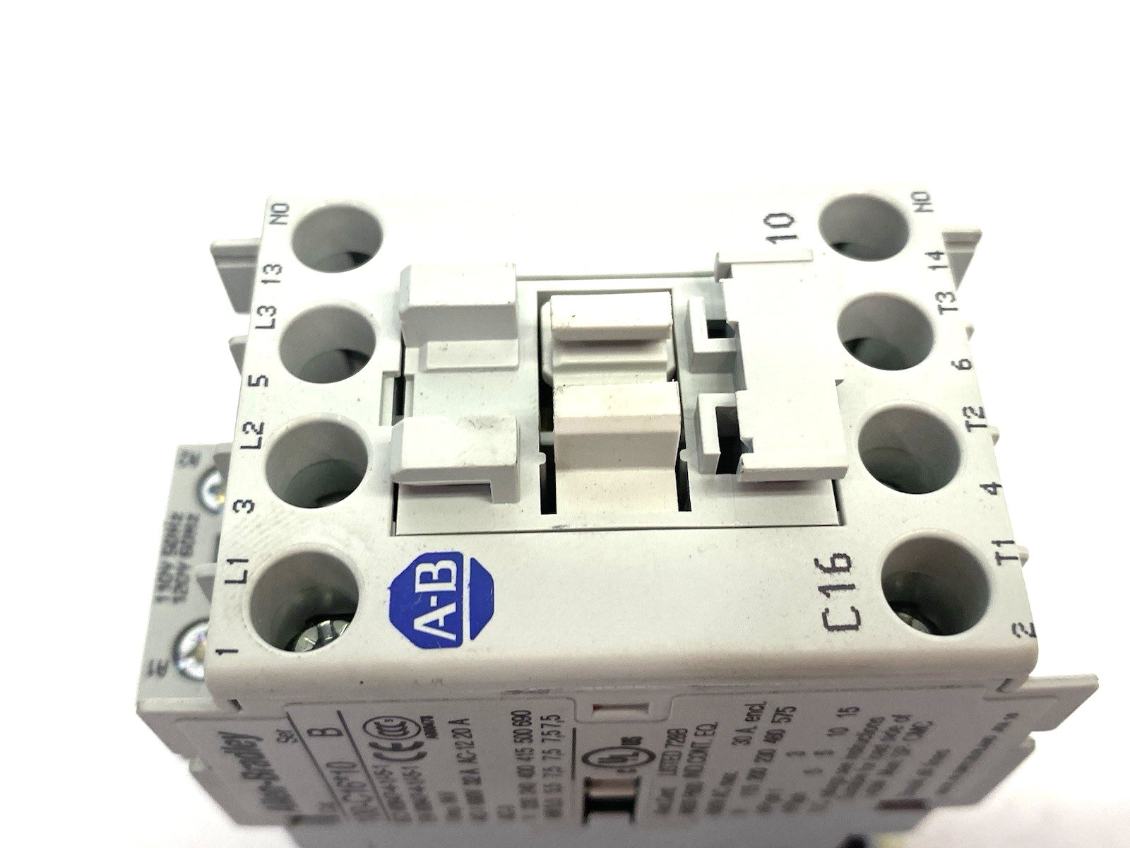 Allen Bradley 100-C16D10 Ser. B IEC 16 A Contactor, 1 NO Contacts & 0 NC Contact - Maverick Industrial Sales
