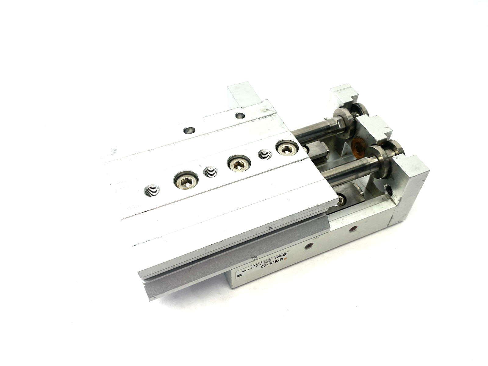 SMC MXS25-50 Double Acting Guided Cylinder Slide Table 25mm Bore 50mm Stroke - Maverick Industrial Sales