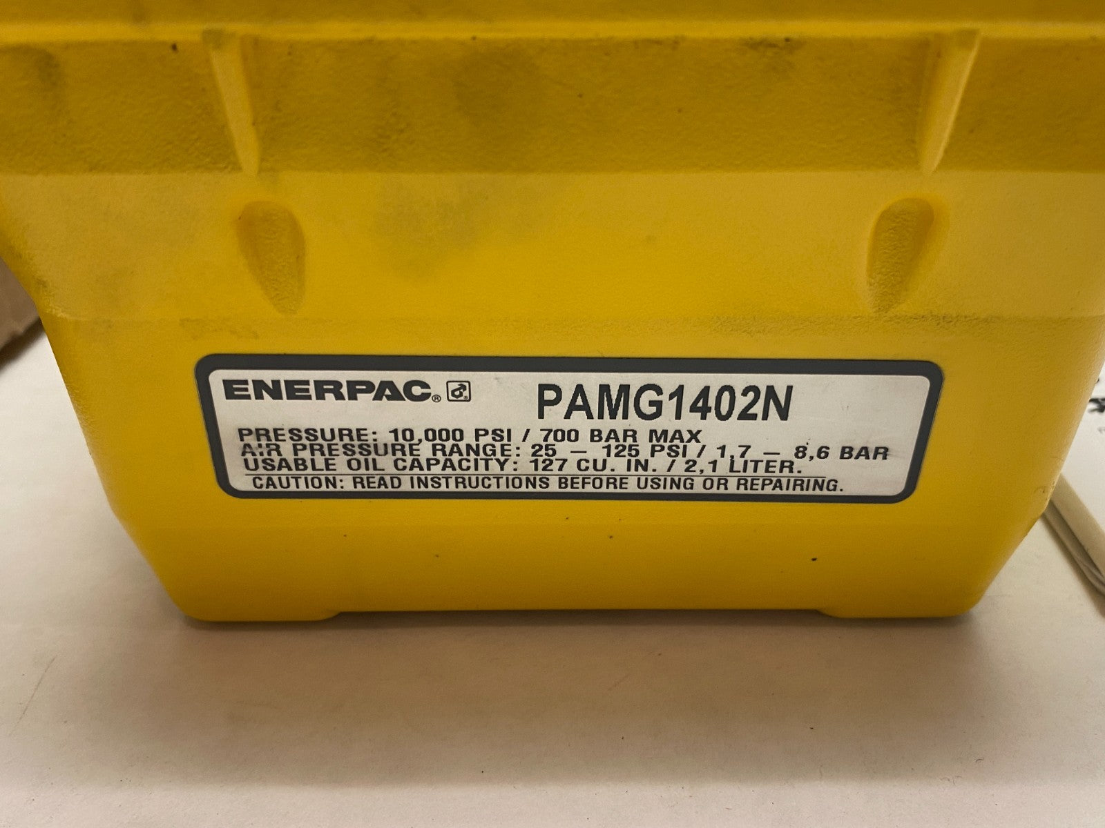 Enerpac PAMG1402N Turbo II Air Hydraulic Pump 4/3 Manual Valve - Maverick Industrial Sales