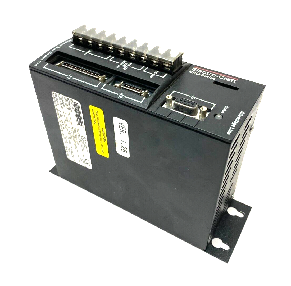 Electro-Craft 48324601/005 BRU Ser Advantage Line Servo Drive 1-Phase 9101-1777 - Maverick Industrial Sales