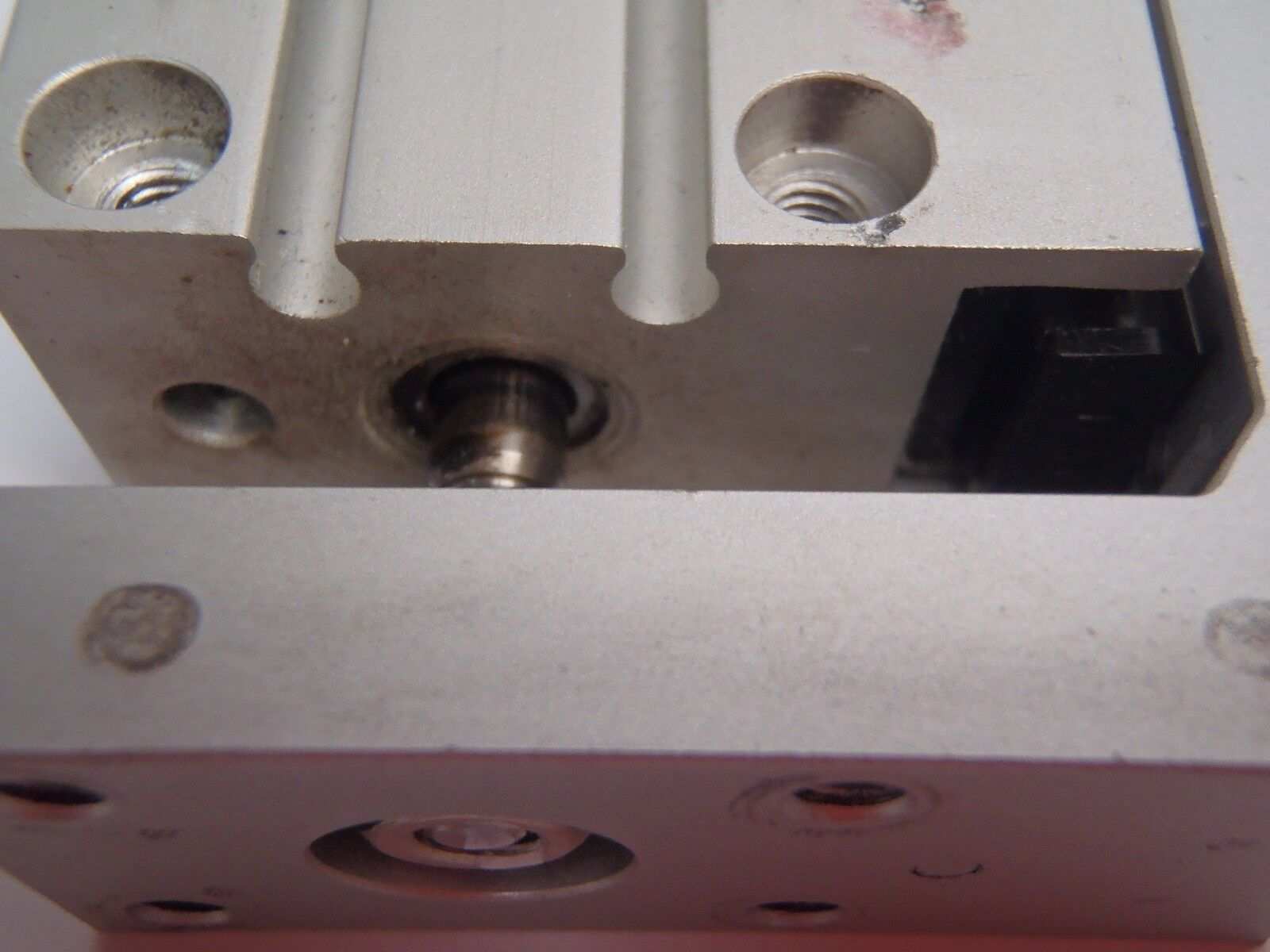 SMC MXU16-5 Pneumatic Guided Cylinder Max. Press. 0.7 MPa - Maverick Industrial Sales
