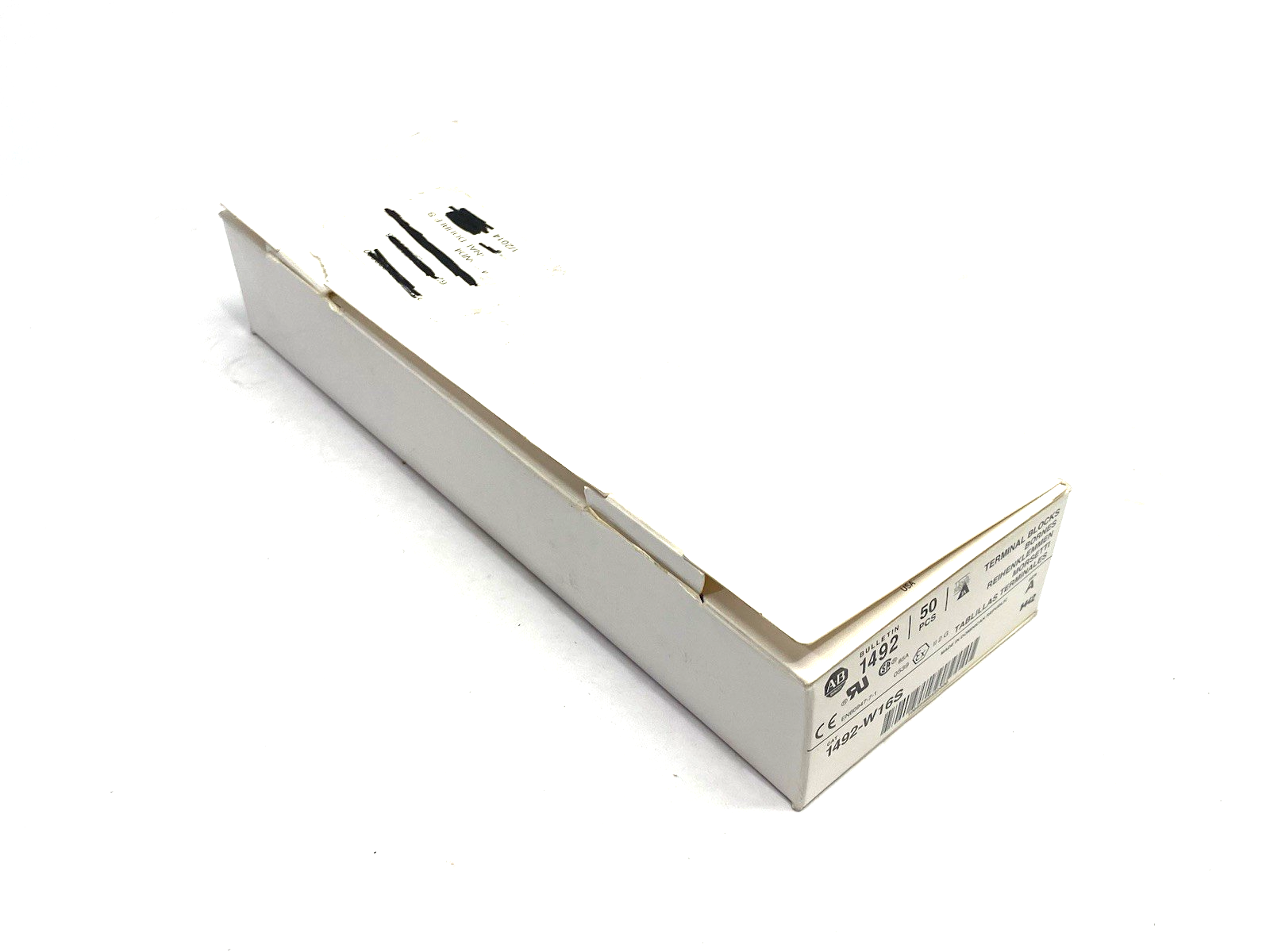 1492-W16S | Allen Bradley Ser. A Terminal Blocks, Space-Saver, Gray, PKG OF 50 - New – Open box - Maverick Industrial Sales