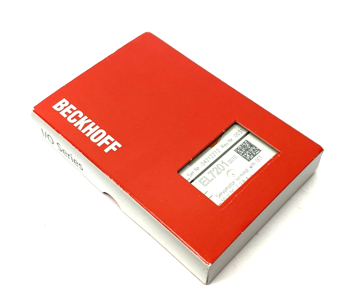 | Beckhoff EL7201-0010 Rev. 0031 EtherCAT Terminal 1-Ch. Motion Interface Servomtr - New - Maverick Industrial Sales