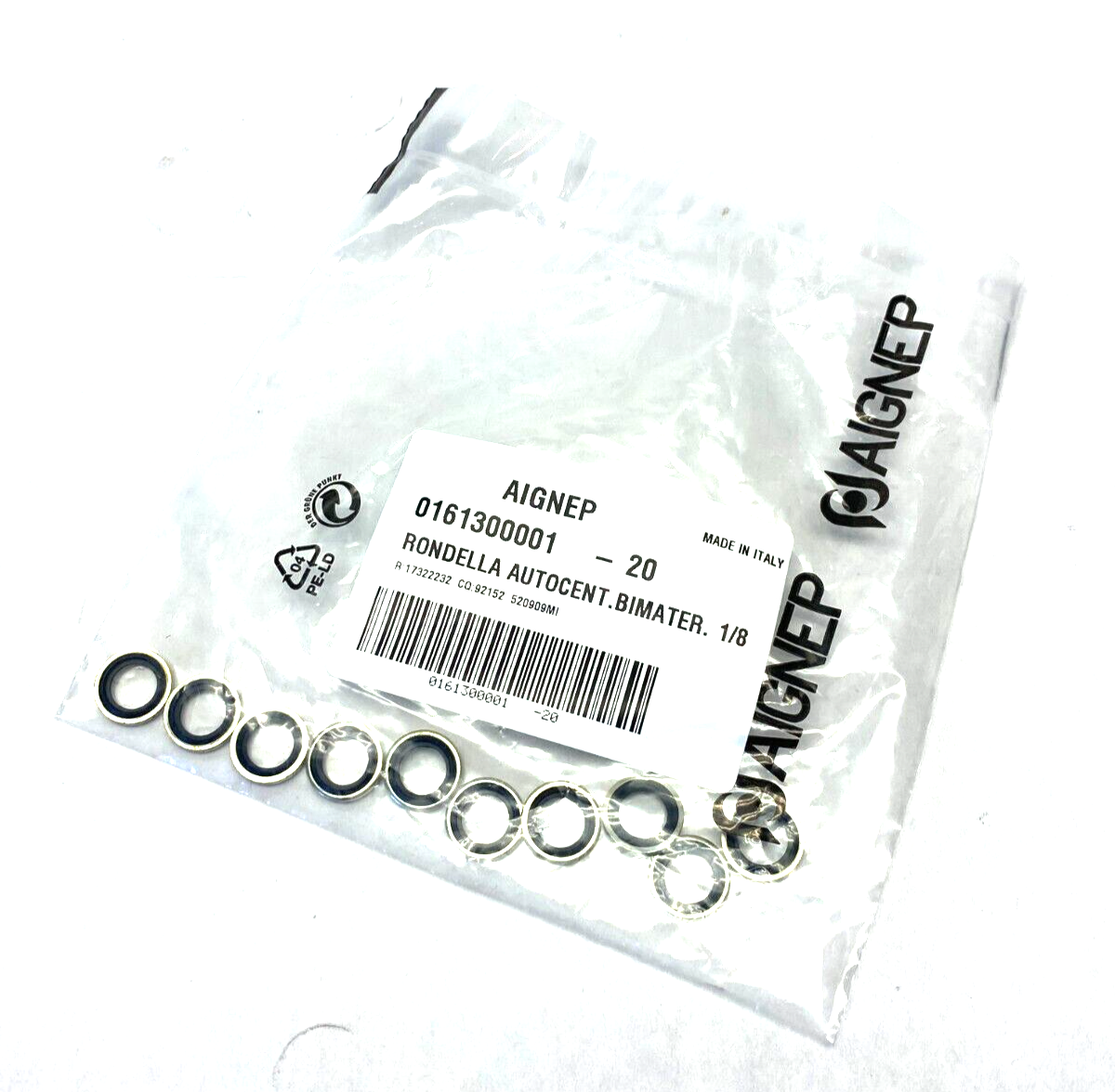 0161300001 | Aignep Self-Centering Washer PKG OF 10 - New Other - Maverick Industrial Sales