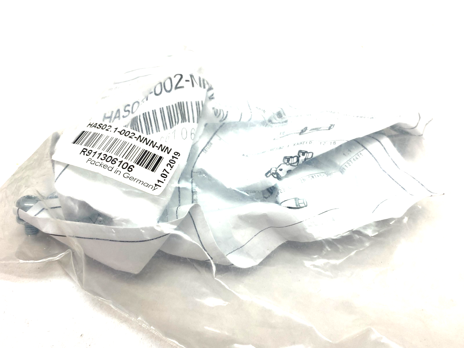 Bosch Rexroth R911306106 Shielding Connection Plate HAS02.1-002-NNN-NN - Maverick Industrial Sales