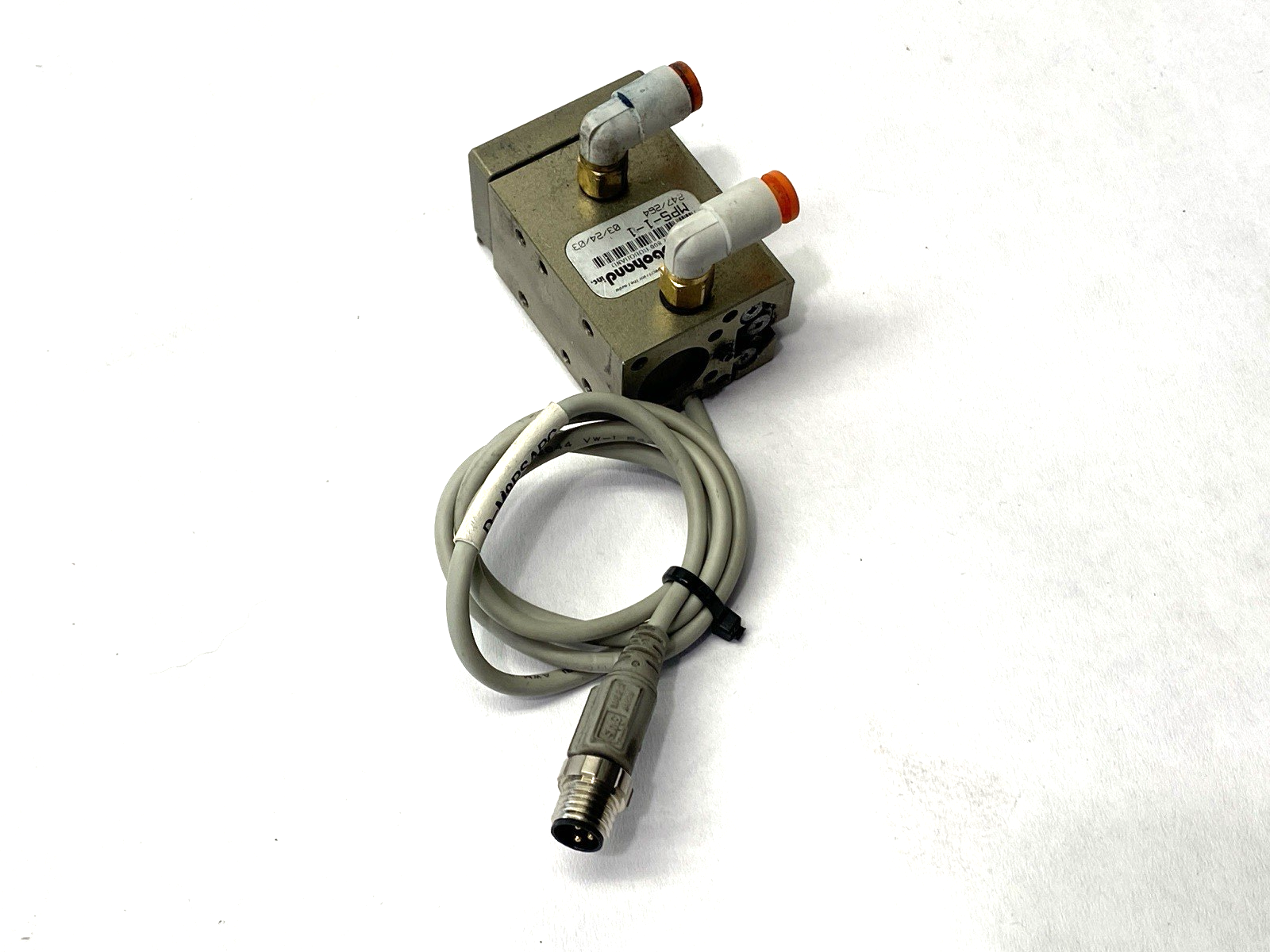Robohand MPS-1-1 Pneumatic Precision Mini Power Linear Slide 1/2" Stroke - Maverick Industrial Sales