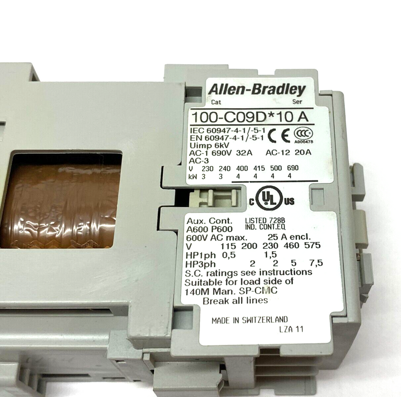 Allen Bradley 100-C09DJ10 Ser A Auxiliary Contactor Module - Maverick Industrial Sales