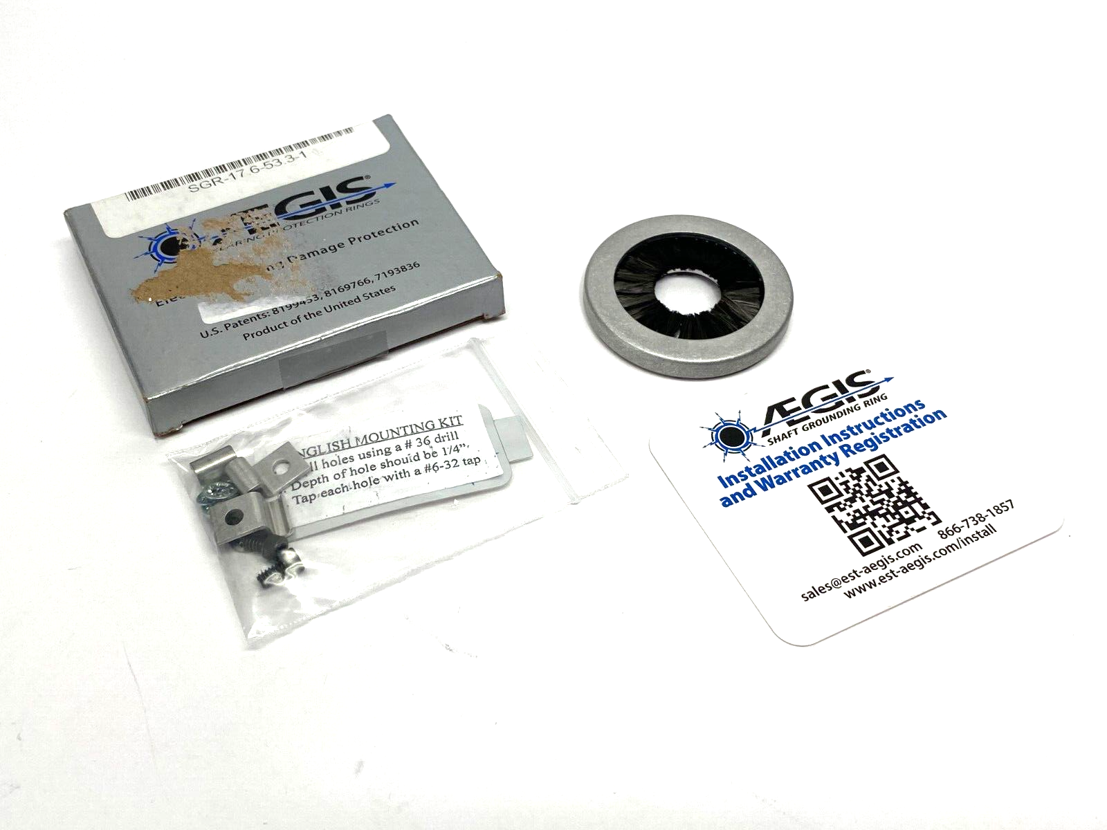 Aegis SGR-17.6-53.3-1 Motor Shaft Filter Grounding Bearing - Maverick Industrial Sales