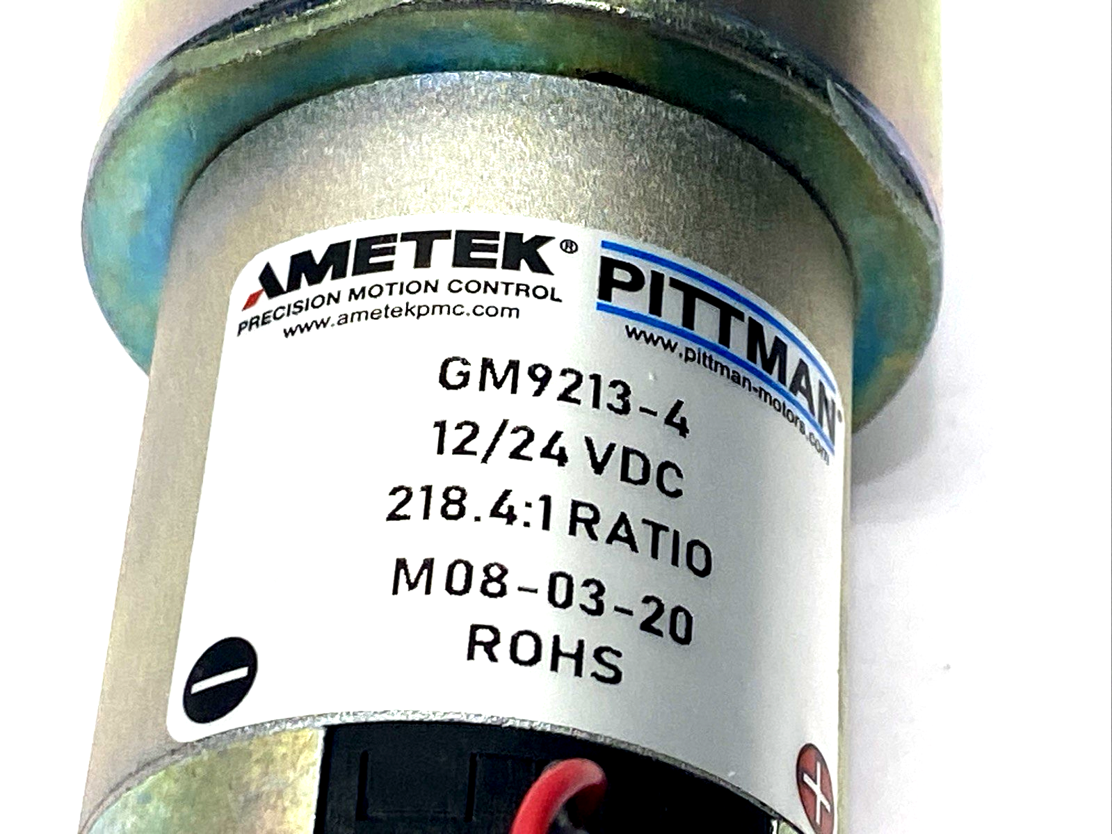 GM9213-4 | Ametek Pittman Gearmotor 12/24 VDC 218.4:1 Ratio - Used - Maverick Industrial Sales