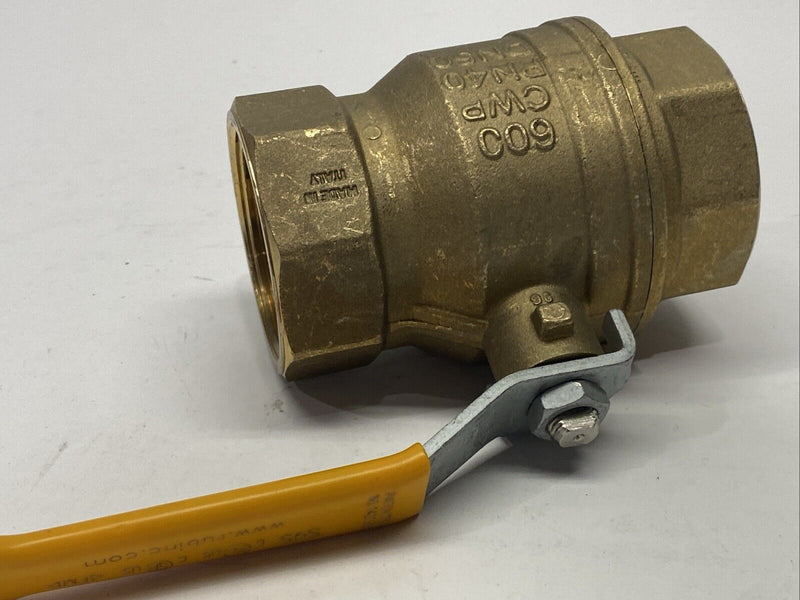 Rub Inc 600-CWP-PN40-DN50 CW617N Brass Ball Valve 2" NPT - Maverick Industrial Sales