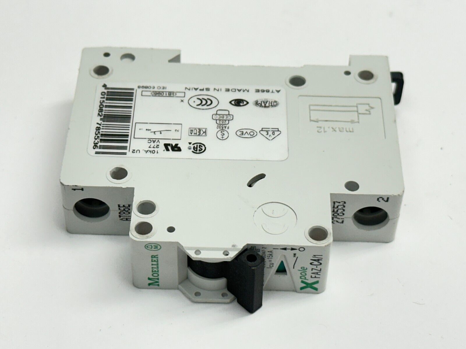 Moeller FAZ-C4/1 Miniature Circuit Breaker 1-Pole 4A - Maverick Industrial Sales