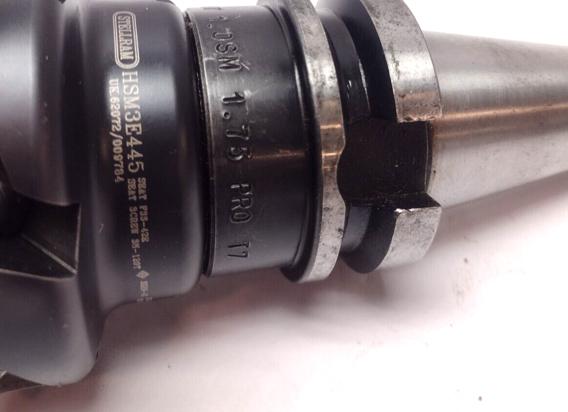 HSM-3 E 4-45 | STELLRAM 3.000" 45 Degree Indexable Face Mill for SEKN42 Right Hand - Used - Maverick Industrial Sales