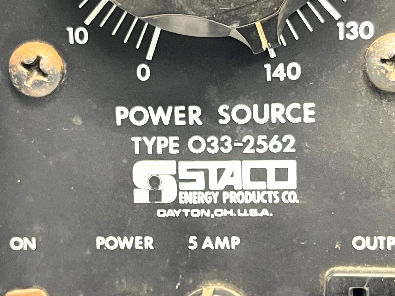 STACO 033-2562 Variable Transformer 5A 0-140V - Maverick Industrial Sales