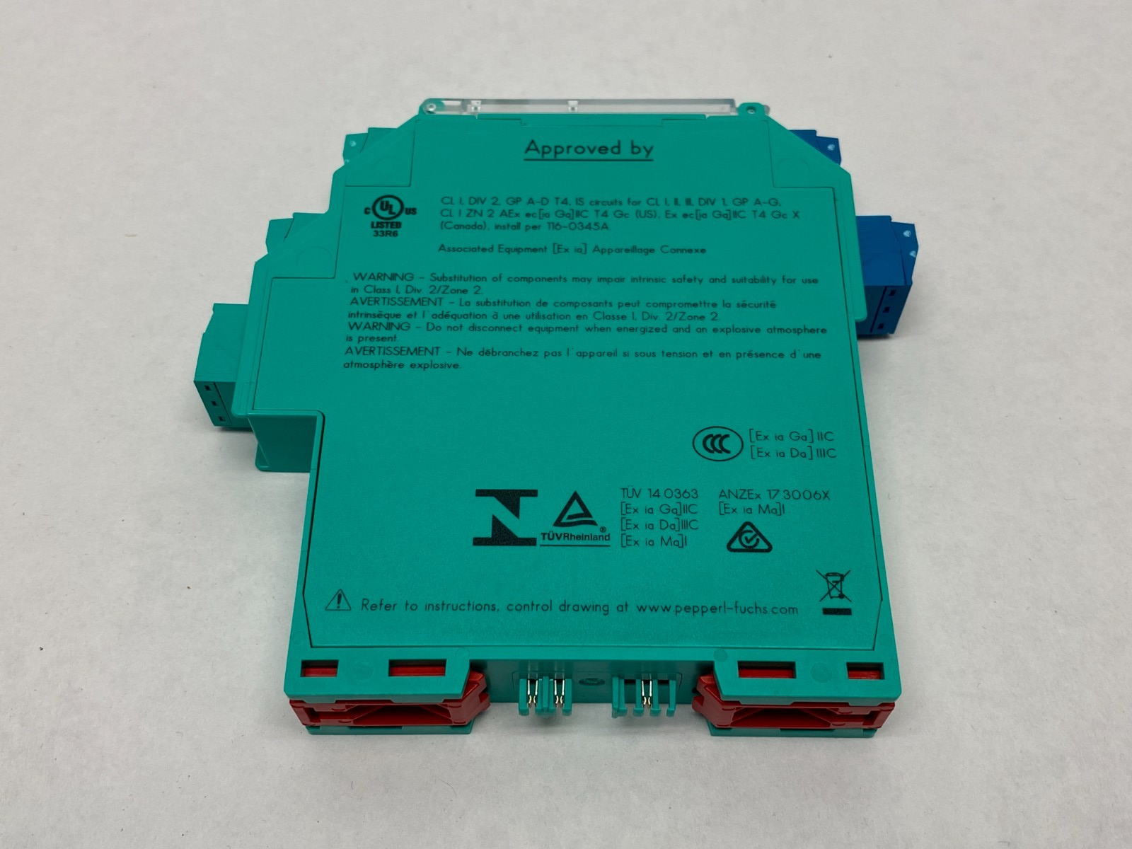 295089 | Pepperl+Fuchs K-System SMART Current Driver 2-Channel KFD2-SCD2-Ex2.LK - New – Open box - Maverick Industrial Sales