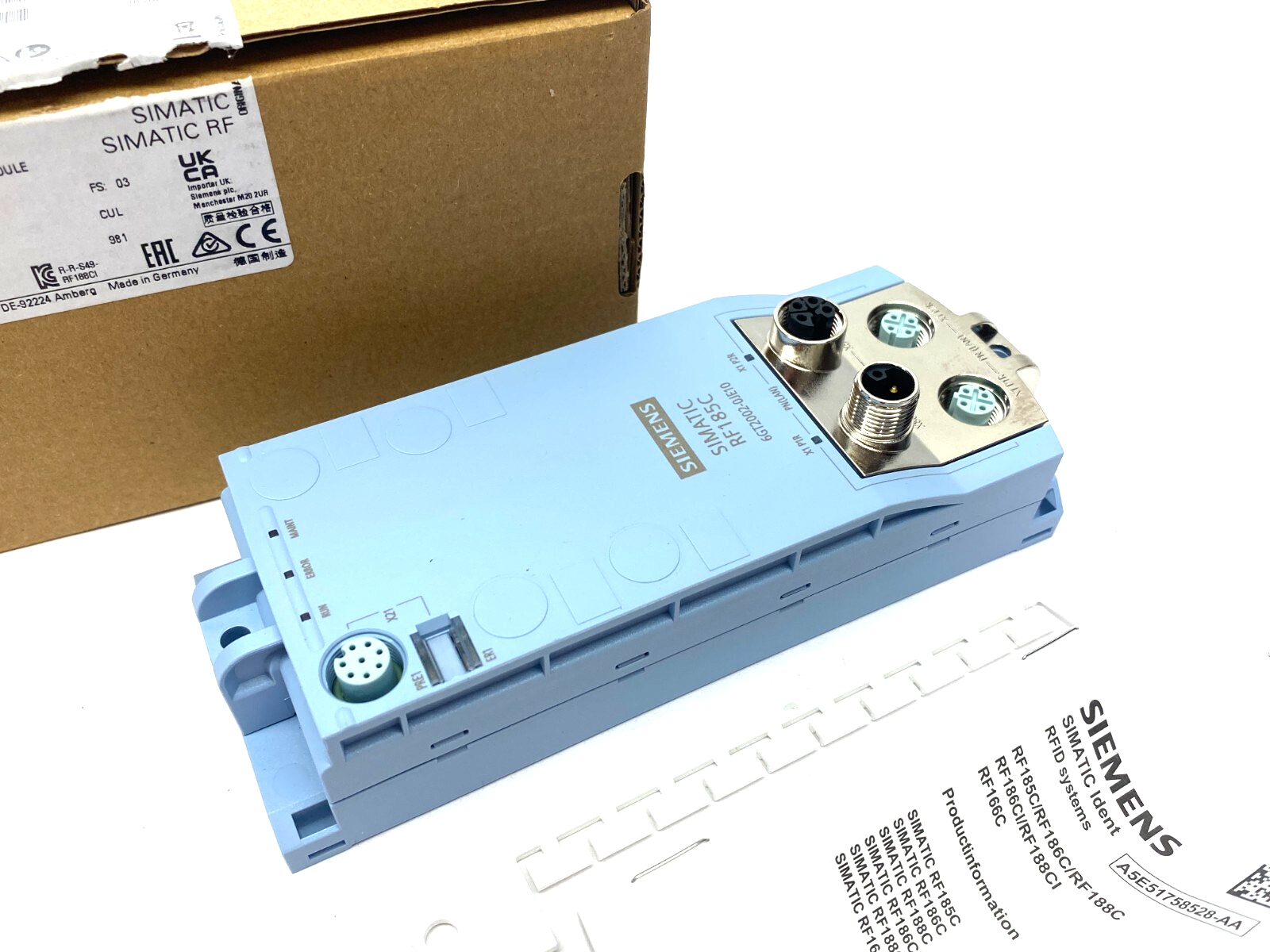 Siemens 6GT2002-0JE10 SIMATIC RF RFID Communication Module - Maverick Industrial Sales