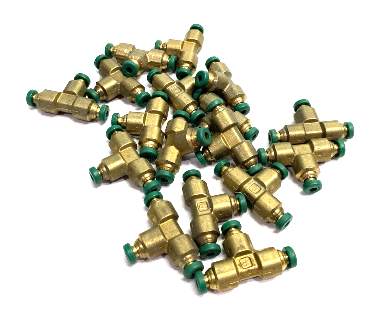 Parker 164PL-2 Prestolok Push-to-Conn. Union Tee Fitting 1/8" Tube OD LOT OF 15 - Maverick Industrial Sales