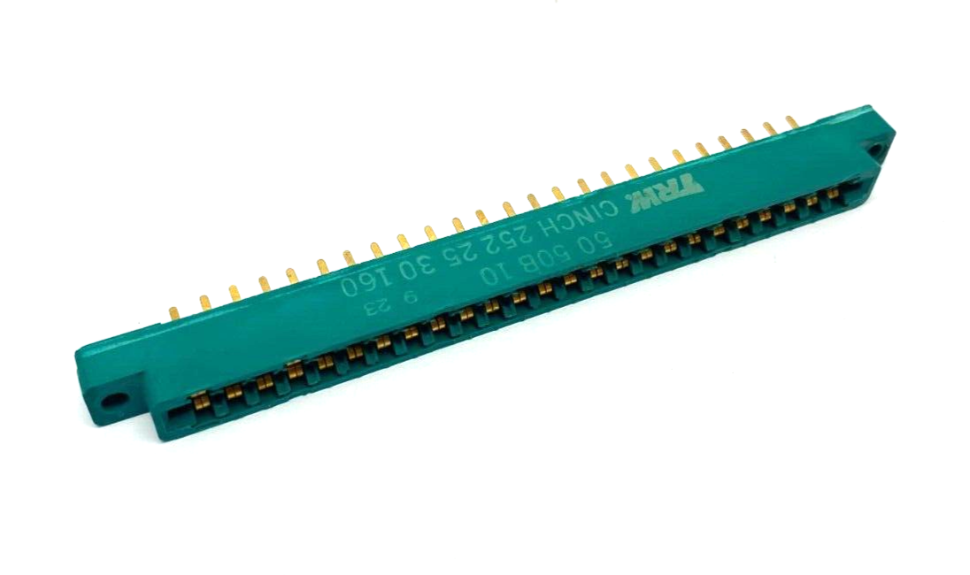 TRK Cinch 252 25 30 160 Solder Tab Dual Edge Electronic Connector Female - Maverick Industrial Sales