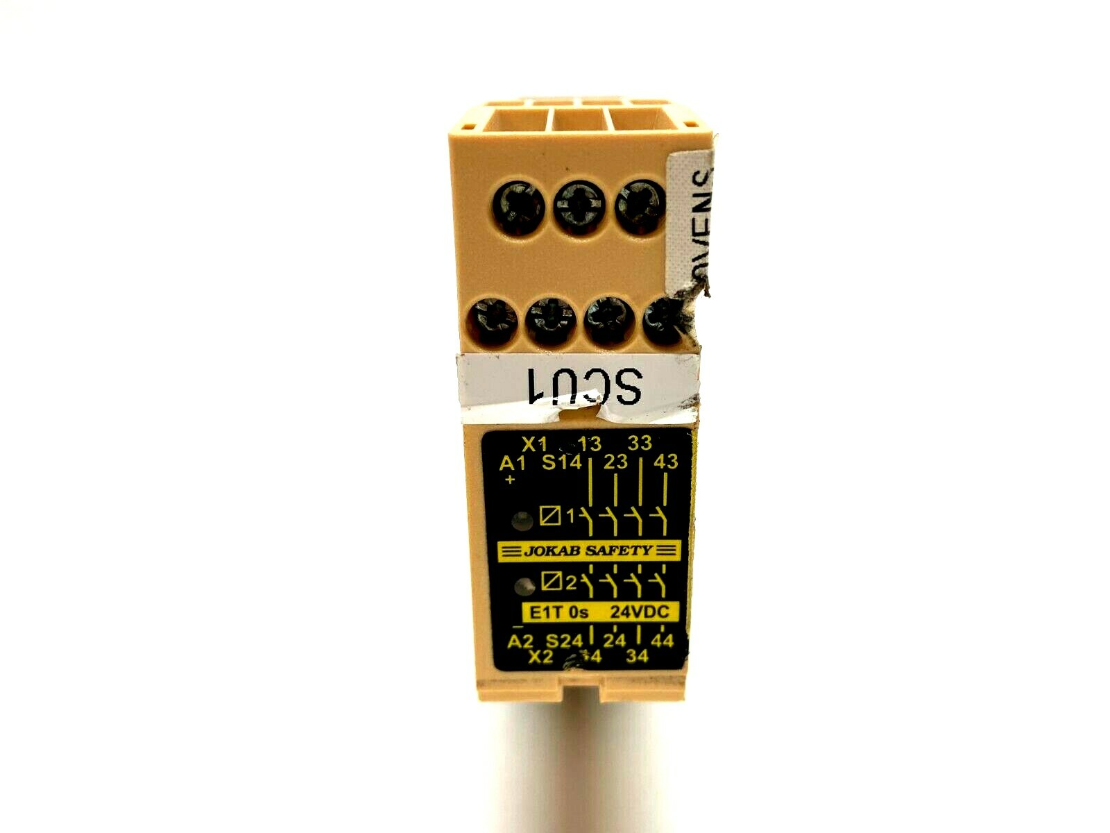Jokab Safety E1T Safety Expansion Relay MISSING TERMINAL - Maverick Industrial Sales