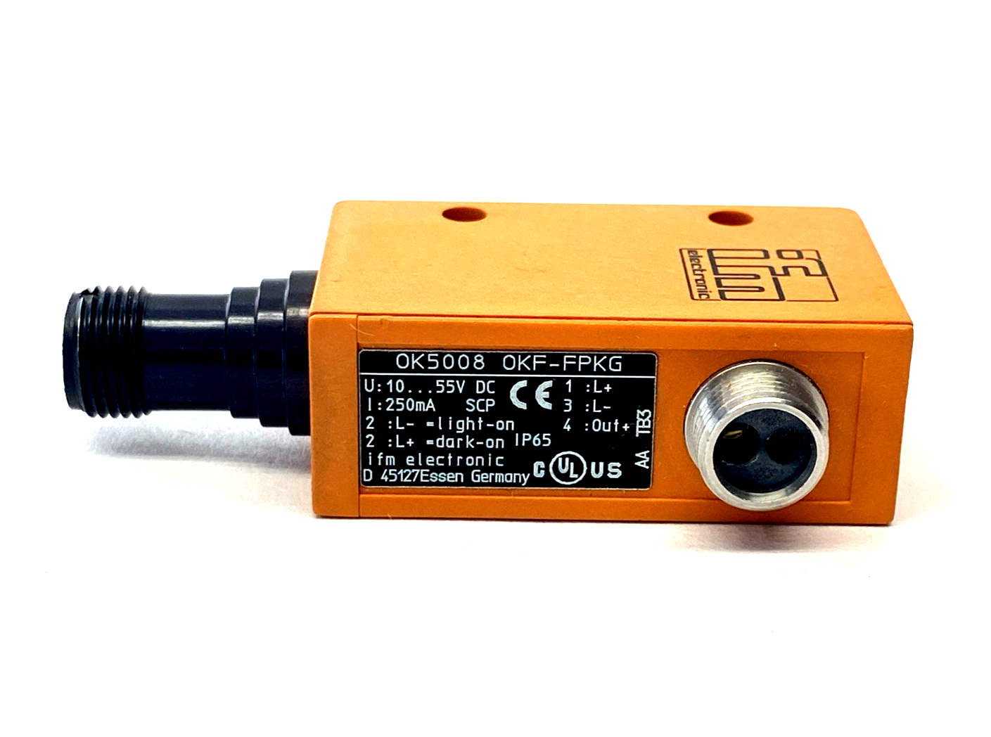 ifm OK5008 Fiber Optic Amplifier OKF-FPKG/US-100-DPF - Maverick Industrial Sales