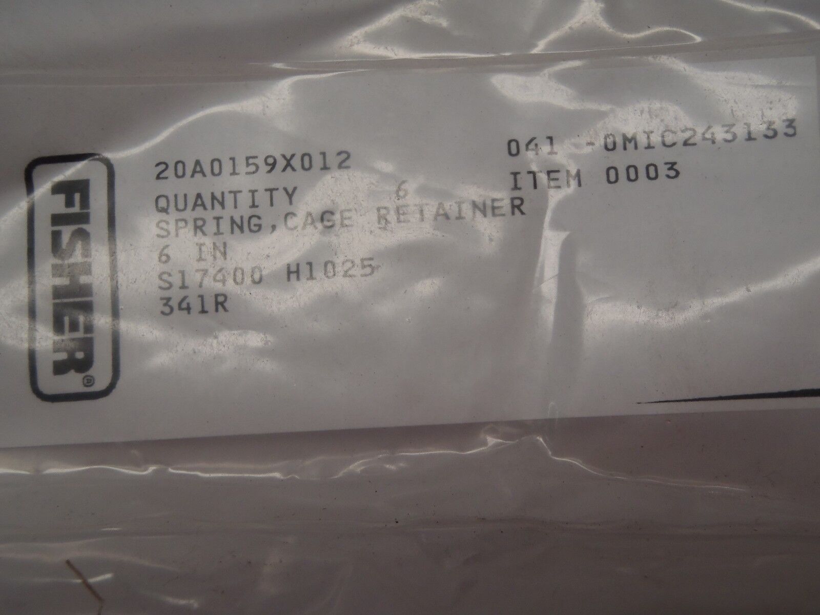 Fisher 20A0159X012 Spring Cage Retainer 7-15/16” OD Approx 5” ID - Maverick Industrial Sales