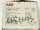 ABB 2CDS 253 001 R0467 S 203-K16 Circuit Breaker 3-Pole 16A 440V - Maverick Industrial Sales