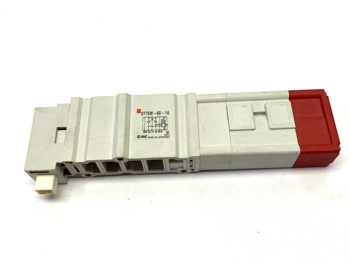 SY70M-60-1A | SMC Pneumatic Spacer Assembly, Double Check NO MOUNTING SCREWS - New – Open box - Maverick Industrial Sales