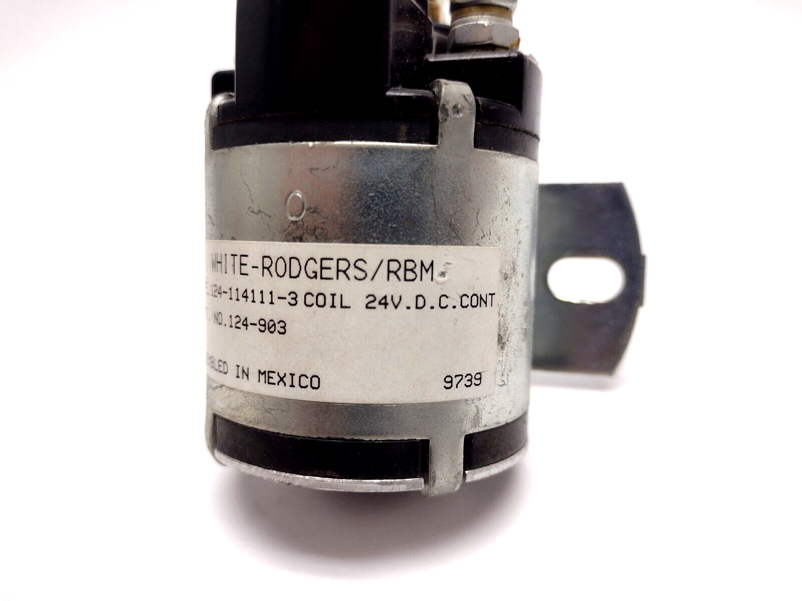 124-114111-3 | White-Rodgers Power Coil Contactor 24 VDC, Continuous - Used - Maverick Industrial Sales