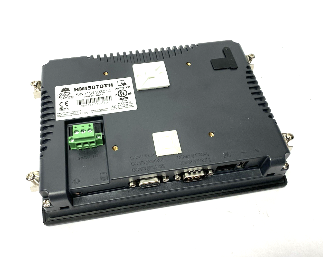 HMI5070TH | Maple Systems Weintek Legacy 7" HMI Touchscreen - Used - Maverick Industrial Sales