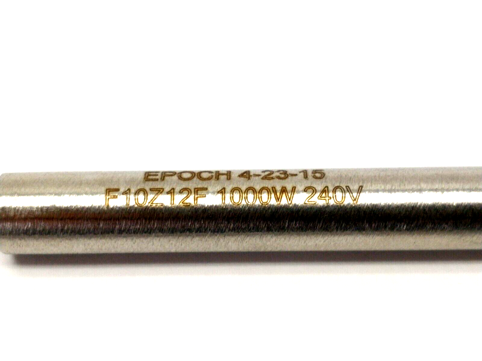 Epoch F10Z12F Cartridge Heater 3/8" x 10" Long 240V 1000W - Maverick Industrial Sales