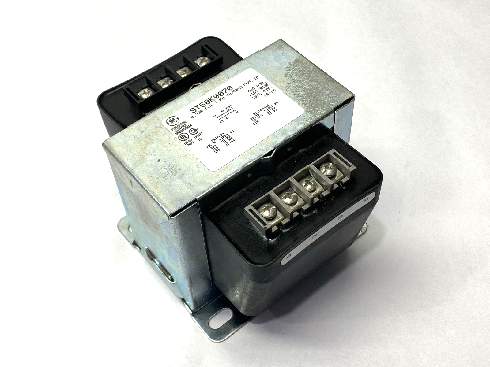 General Electric 9T58K0070 Industrial Control Transformer 1-Phase 575V 50/60Hz - Maverick Industrial Sales