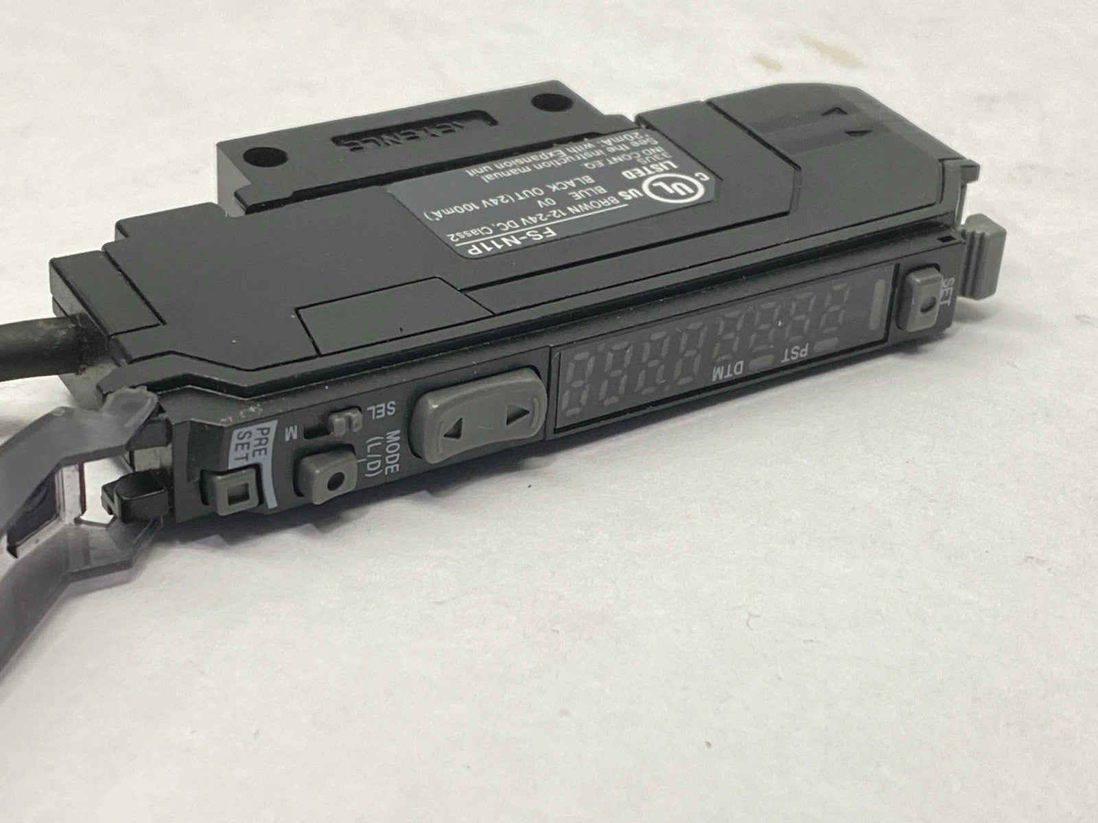 FS-N11P | Keyence Digital Fiber Optic Sensor Fiber Amplifier - Used - Maverick Industrial Sales